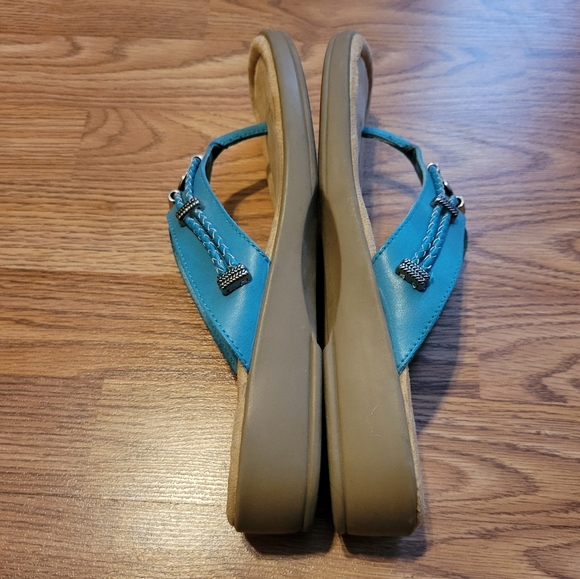Minnetonka Silverthorne Sandals Turquoise, 10 - Picture 6 of 11
